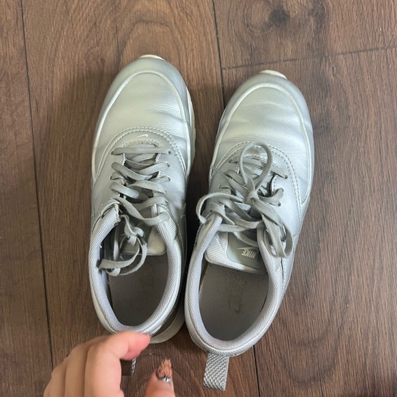 Nike Metallic Gray Sneakers - Picture 1 of 2